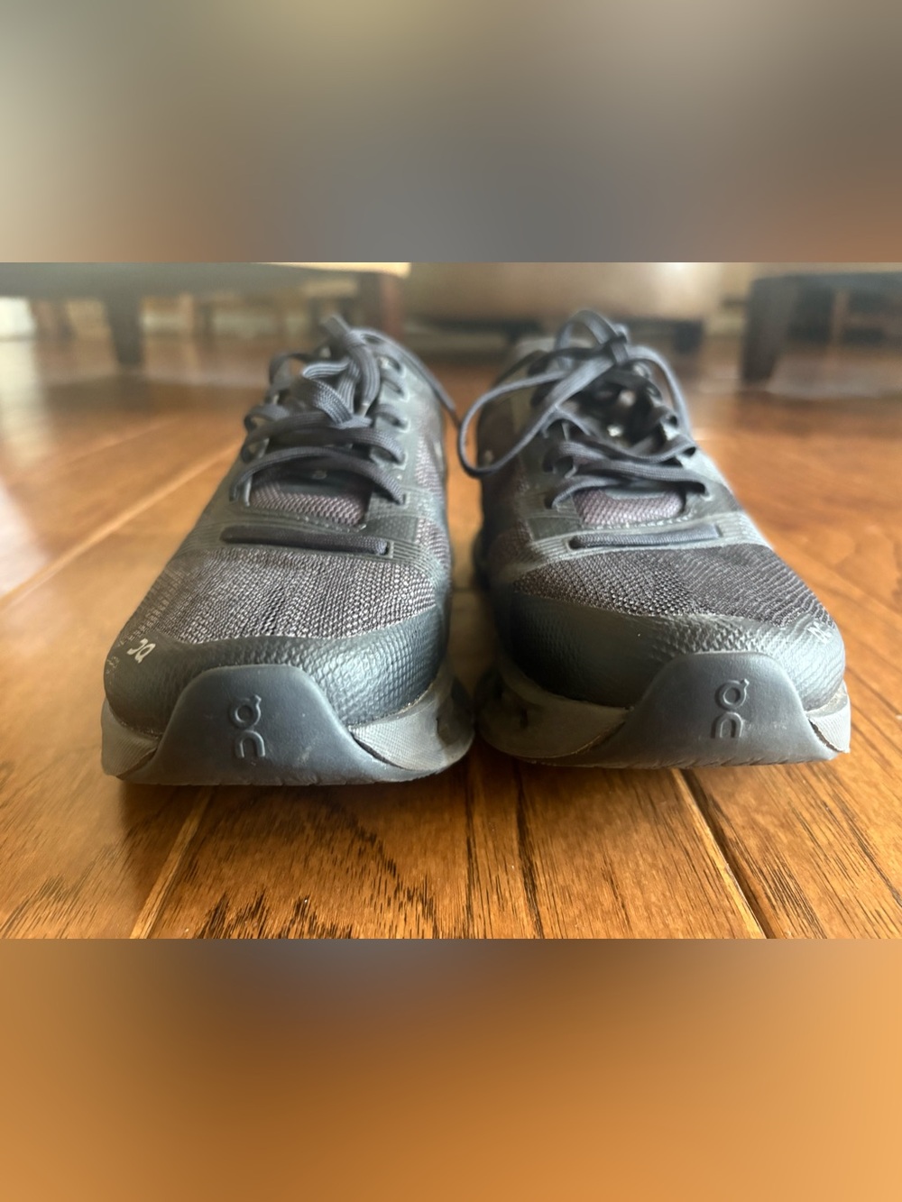 ON Running Cloudgo Shoes Black Eclipse Size 7 - Picture 5 of 9